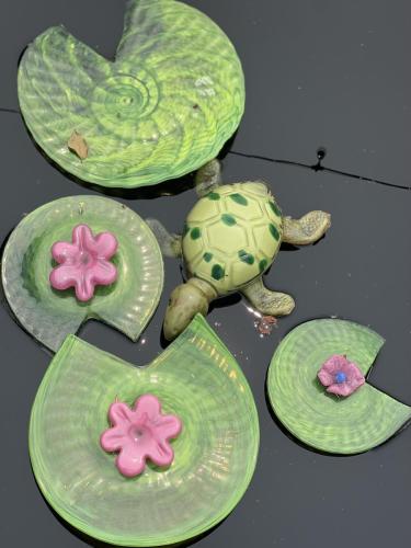 Turtle-and-Lillies